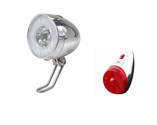 Retro scheinwerfer led chrom - scheinwerfer, +